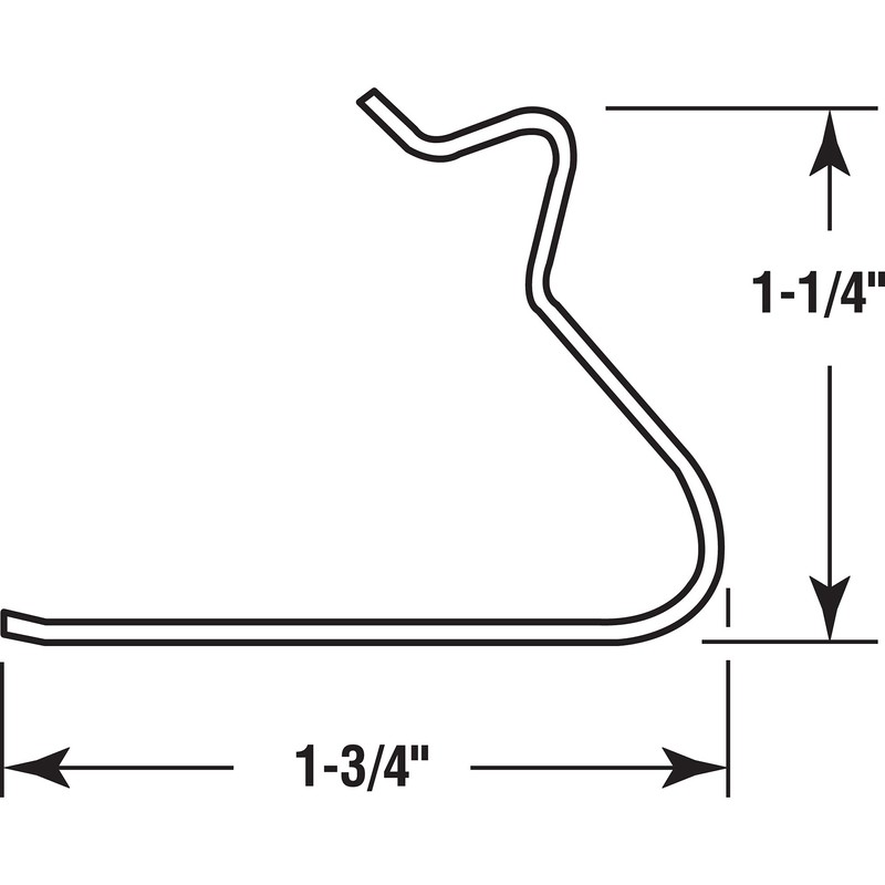 Prime-Line MP5528 Window Screen Tension Springs with Steel Wire, 1-3/4