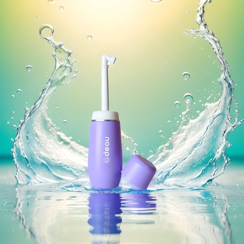 ODEAU Nomade Clean | Retractable Portable Bidet 400ml | Intimate