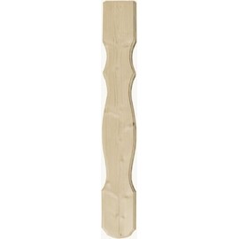 Nevada 4020/3 Balcony Board for Wooden Balconies Spruce 18 x 880 x 120 mm Pack of 5