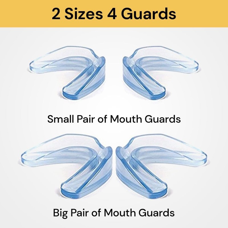 EZONEDEAL 2 Pack Mouth Guard for Clenching Teeth at Night