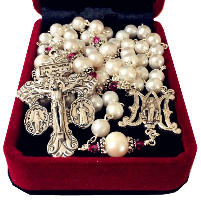 elegantmedical handmade pearls real pearl necklace lasso + sterling silver
