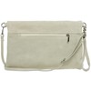 Caspar TL792 Women's Suede Clutch Bag, beige
