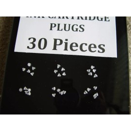 Universal 35 Qty. Refill Ink Cartridge Silicone Plug Ink Printer Cartridge Easy Fill Plugs