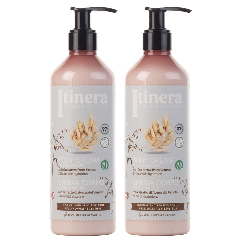 Itinera Cream, Body Lotion for Normal and Sensitive Skin, with