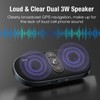 Bluetooth Car Speaker Handsfree Speakerphone: Dual 3W Wireless Car Kit