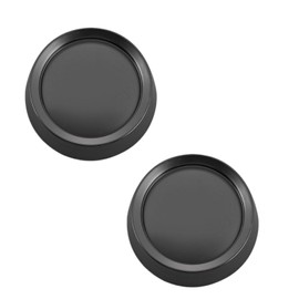 CAMGJORT 26115-E Round Fan Control Light Dimmer Switch Knob,1/4 inch Dia D Shaped Shaft,Black(2 PCS)