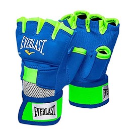 Everlast Prime EverGel - Guantes Acolchados de Espuma para muñeca, tamaño Extragrande, Azul y Verde
