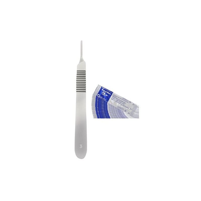 25 Pcs Scalpel- Edges Scalpel Handle No 3 Surgical_ Baldes