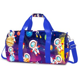 RLGPBON Gym Bag for Boys and Girls, Duffel Bag for Sports, Gyms and Weekend Getaway, Waterproof Duffel bag with Shoe and Wet Clothes Compartment