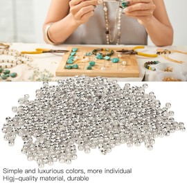 Round Crimp Beads, 500Pcs Crimp Beads Round Spacer Loose Stopper Terminators Tips for Necklace Bracelet