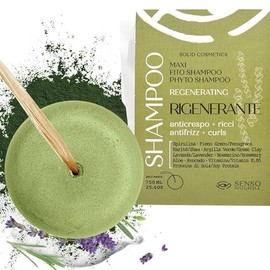 Senso Naturale Firm Shampoo Regenerating Anti Frizz for Curly Hair with Spirulina, Fenugreek, Green Clay, 100% Natural and Vegan, pH 4.5-5.5 (3)