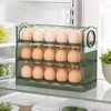 Large Egg Storage Box for Refrigerator – Transparent Egg Organizer