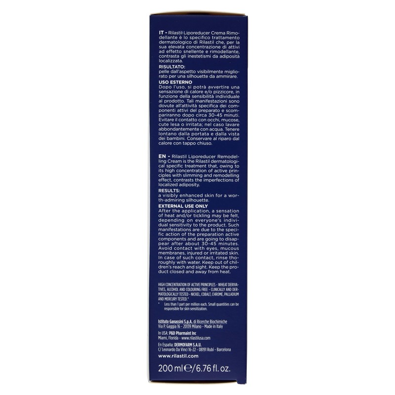 Rilastil Body Cream Liporeducer 200 ml