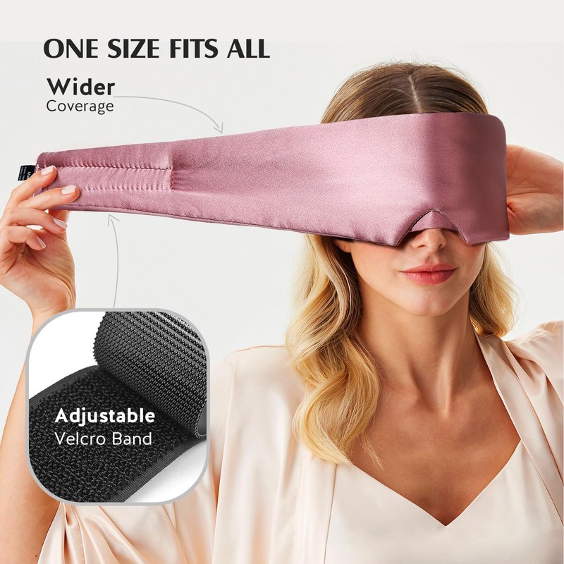 YFONG 1 Pack Cordless Heated Eye mask + 1 Pack