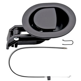 Universal Heavy-Duty Metal Sofa Chair Recliner Release Pull Handle Replacement Parts with Cable, Fits Ashley, Lazy Boy and Most Recliner Sofa Brand, Recliner Handle Size 3" x 3.5"