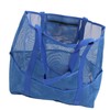 Mesh Beach Bag with 8 Pockets Waterproof Large Capacity Portable
