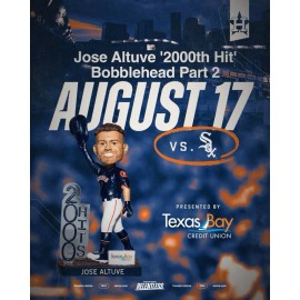 Houston Astros Jose Altuve '2000th Hit' Bobblehead - Part 2  - SGA 8/17/24