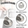 Tyrzol 4 Pcs Gas Stove Knobs 6MM Universal Cooker Replacement