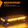 Nilight 14.5" Amber COB LED Strobe Rooftop Flashing Light Bar