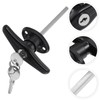 DOITOOL 8 mm T-Handle with Non-Locking Garage Lock Door Hardware