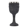 Nemesis Now Black Dragon Goblet, Resin with Stainless Steel Insert,