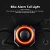 Bike Alarm Tail Light with Remote 110dB Loud Sound Waterproof