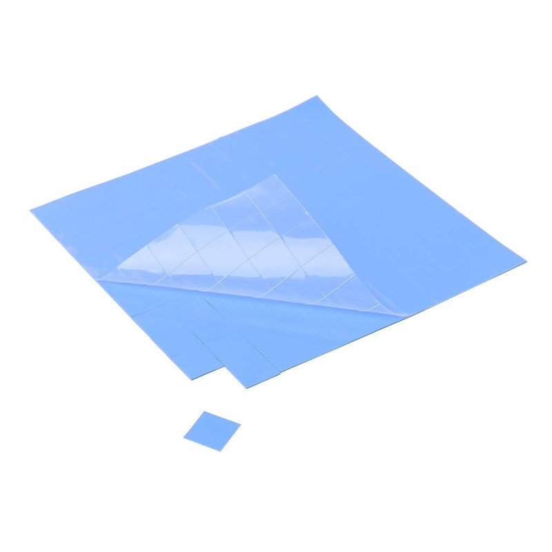 BOGEEL 100mmx100mmx0.5mm 1Sheet/100PCS Thermal Pad GPU CPU Heatsink Cooling,Silicon