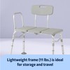 Medline Transfer Bench for Bathtubs and Showers, Adjustable Shower Bench