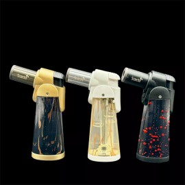 SCORCH TORCH Single Flame Butane Refillable Torch Lighter 61750 - Random Color