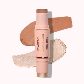 Moira Cosmetics SCULPT & GLOW DUO STICK - Bronceador e Iluminador 2 En 1 Tono 300 Cool For Summer - Mate 6g - Brillo, 5,2 gramos