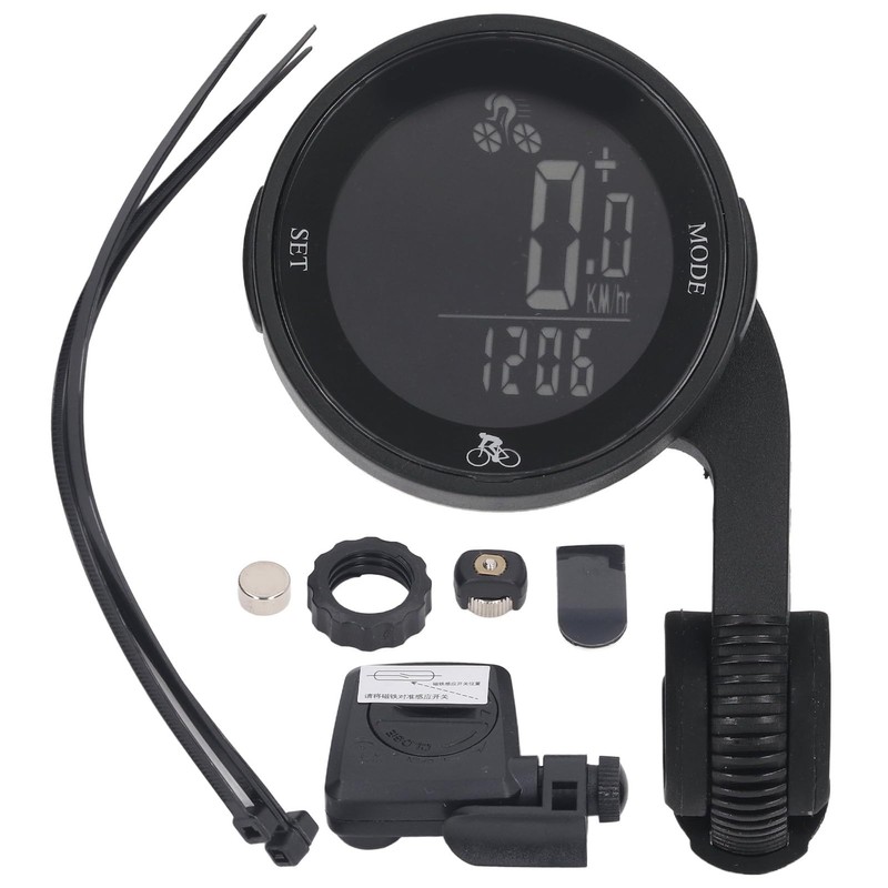 Dpofirs Bicycle Speedometer, Wireless Odometer for Bicycle, Bicycle Computer with