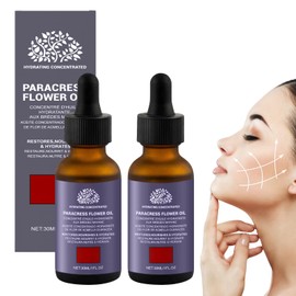 XdealCozyxc 2 Pcs Facial Paracress Oil, Face Oil UK Reduce Smooth Fine Lines and Wrinkles (30ml)