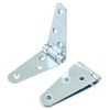 Piutouyar 6 Pcs Heavy Duty Strap Hinges, Silver Strap Hinges