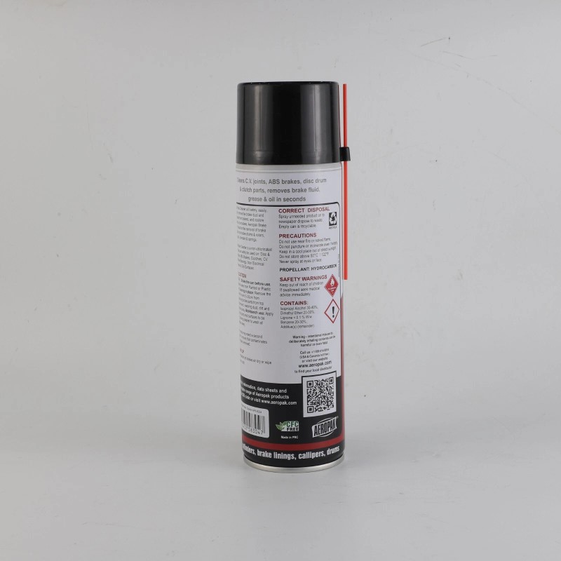 Aeropak Brake Cleaner - removal of brake fluid and oil