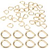 Pack of 30 Half Round D-Ring, D Rings Buckle, Half