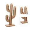 Wooden Coffee Capsule Holder Removable Coffee Pod Holder Cactus Shape