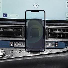 szyuchen Car Cell Phone Holder Mount for Lexus ES 350 ES300H ES250 2024 2023 2022 2021 Accessories, Dashboard & Air Vent Bracket with Custom Base Compatible for 4.0"-7.0" Cell Phones