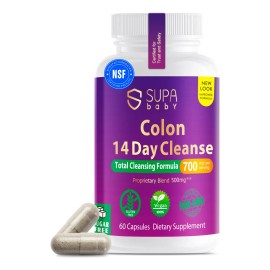 Supababy Colon Detox 14 Días Cápsulas Veganas Probióticos