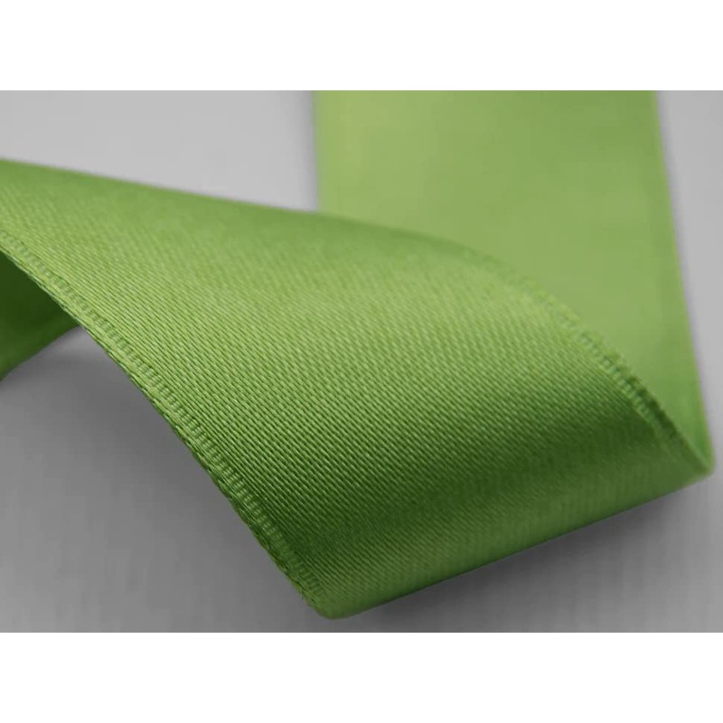 Furlanis - Nastro Doppio Raso, Tessuto Italiano - Verde Mela,