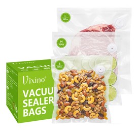Vixino Vacuum Sealer Bags for Food, 30 Reusable BPA-Free Vacuum Seal Bags