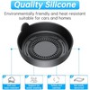 Silicone Car Cup Holder Coasters 4 Pack, Non Slip Waterproof
