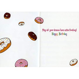 Unicorn and Doughnuts - Avanti Lenticular Motion 3D Funny/Humorous Birthday Card