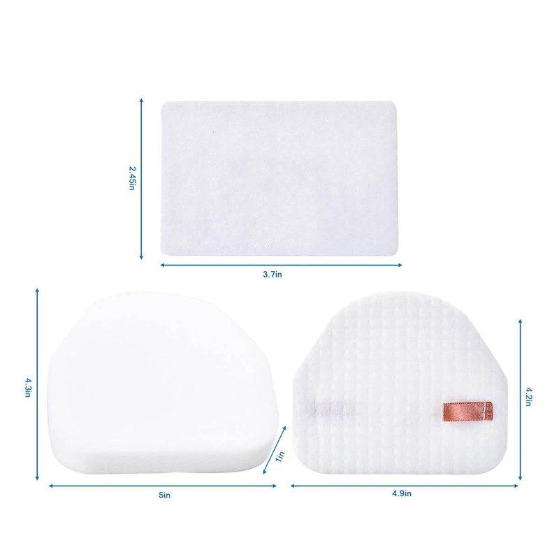 4 Pack Foam & Felt Filters, Compare to Part #
