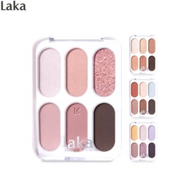LAKA Forever 6 Eye Palette 7g, Color:03 Prim Rose