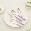 EXZACT Cutlery Set 16pcs Stainless Steel with Colour Handles -EX07