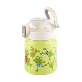 Stainless Steel Drinking Bottle 400 ml Children's Frog Design