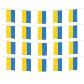 FFILL Ukrainians Banner Flag, Ukraine Mini Flag Small Banner, for Party, Shops and Bars Decorations, International Day Celebrations. (Ukraine)
