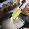 HINMAY Small Appetizer Tongs 7-Inch Silicone Tipped Kitchen Tongs, Set