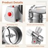 Grain Mill Grinder 800g, Electric Stainless Steel High-Speed Spice Herb