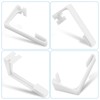 NOOTO 4 Pack White RV Curtains Holder for Camper Windows